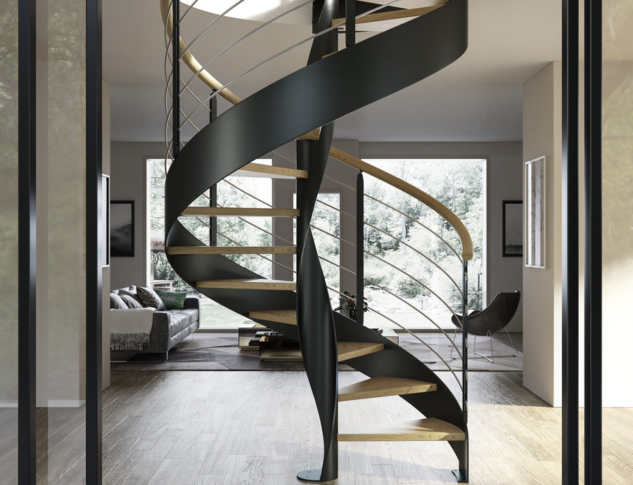 Escalier à limon débillardé ORTENSIA C