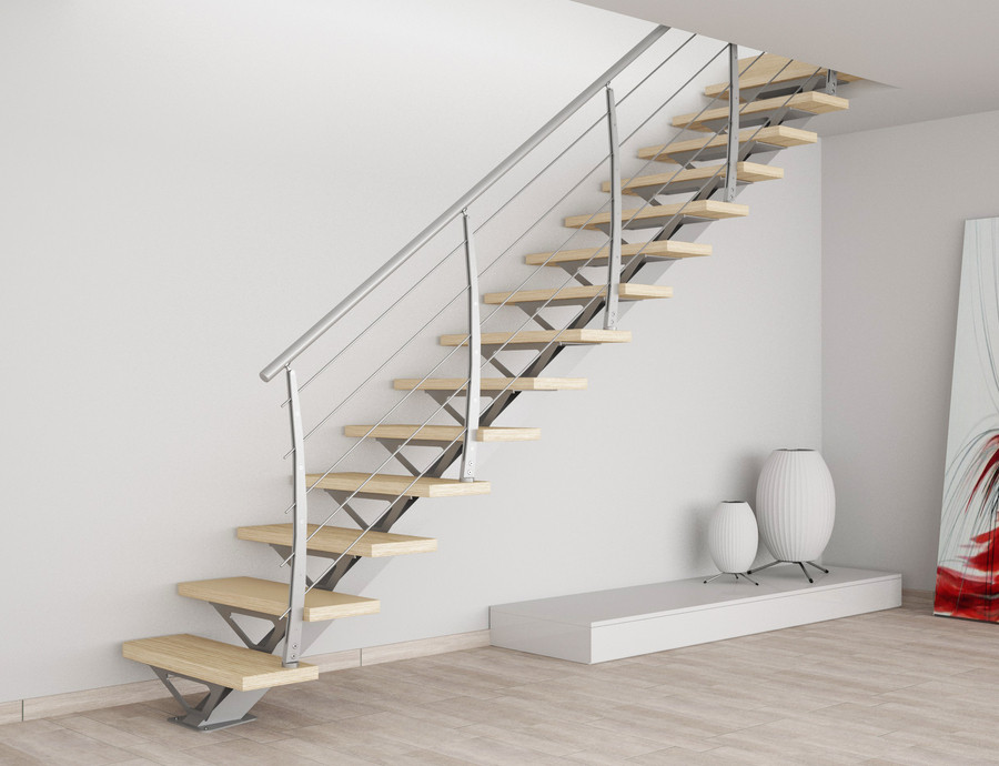 Escalier à limon central ZEN