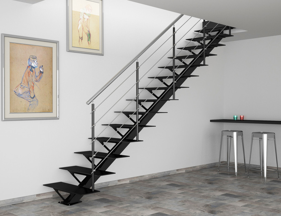 Escalier ZEN STEEL