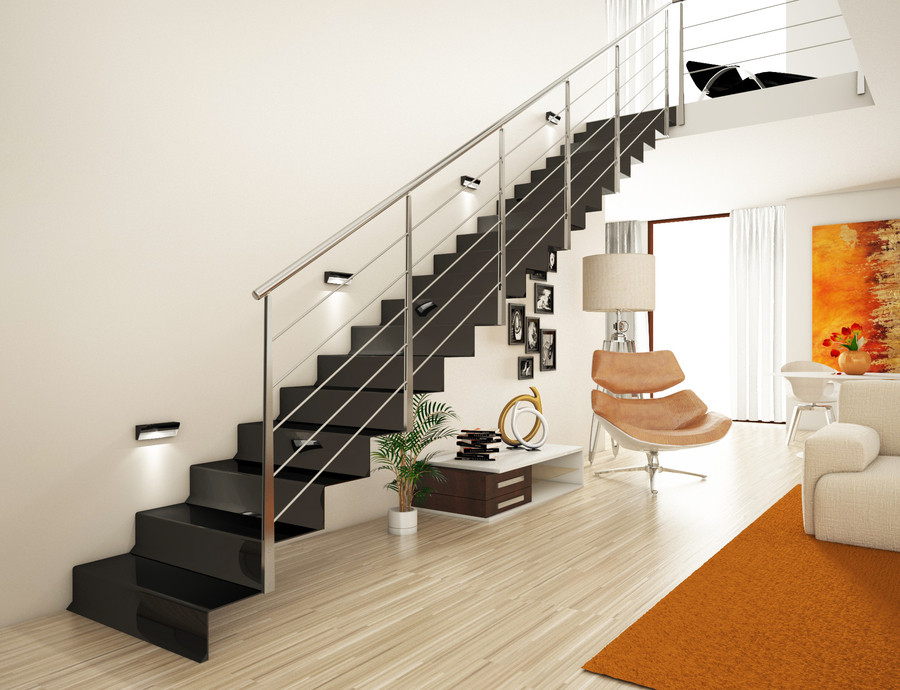 Escalier suspendu métallique STEEL Z