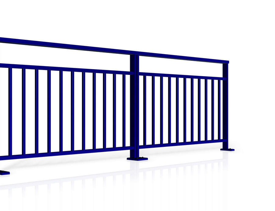 Garde-corps aluminium barreaudage IVORITE