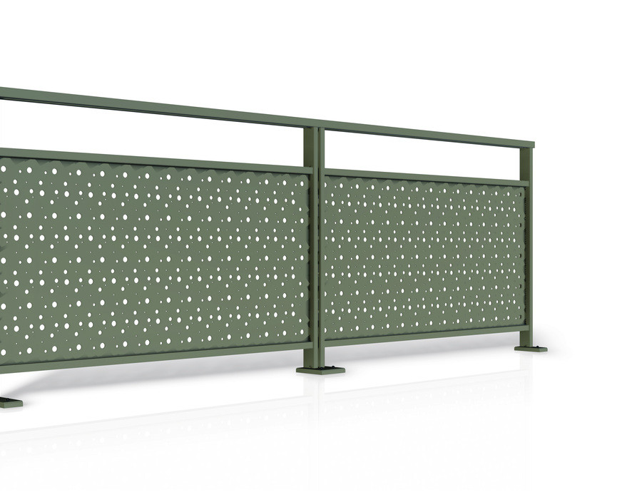 Garde-corps Aluminium thermolaqué SPIRALE