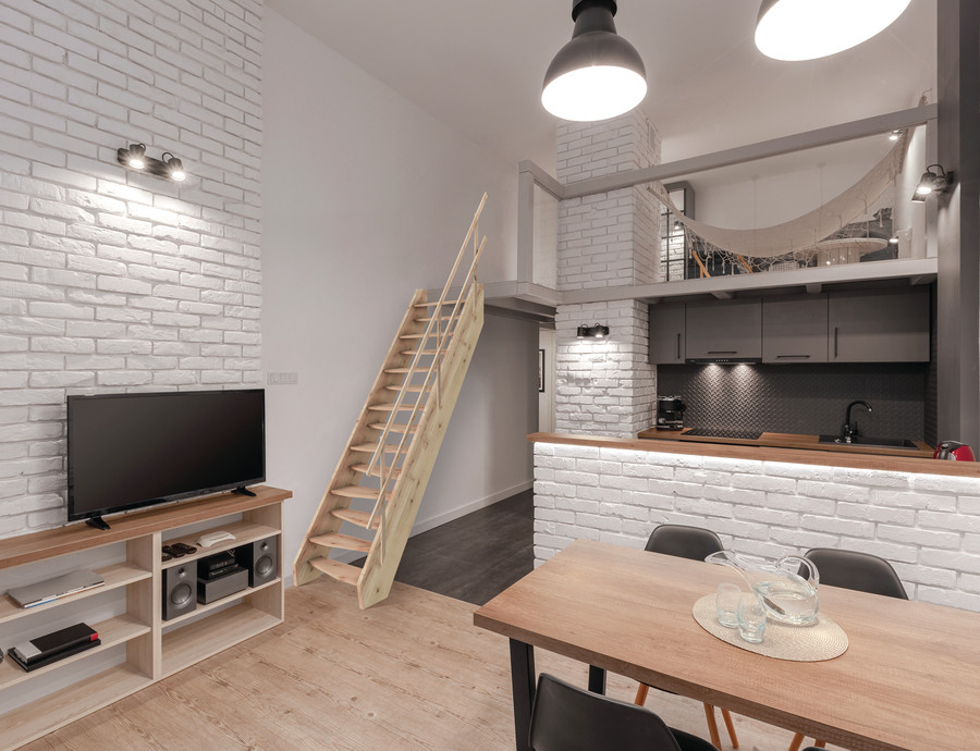 Escalier gain de place pas japonais